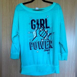 Zumba Aqua long sleeve tee Small